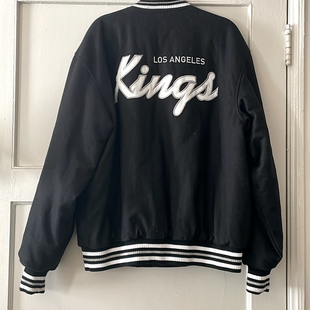 Los Angeles Kings Vintage Reversible Black Bomber Jacket